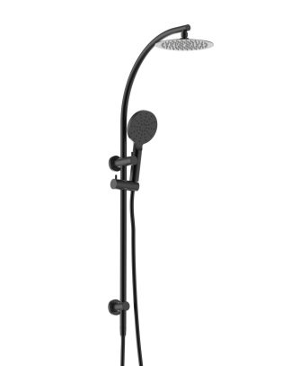 Rund Curved Multifunction Shower Combo Matte Black