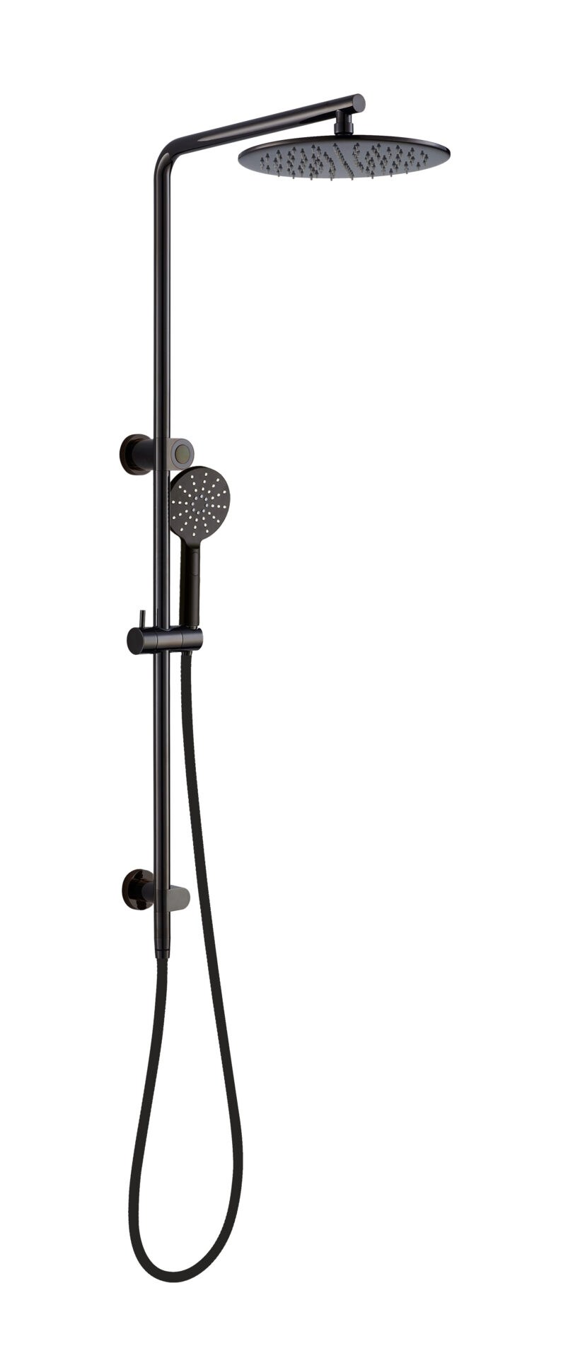 Rund Multifunction Shower Combo Matte Black