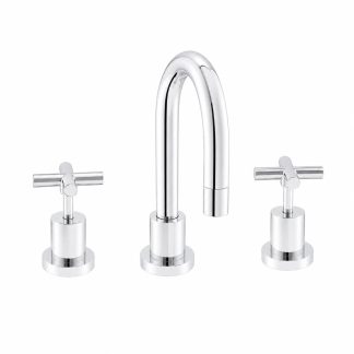 Wahlen 10 Cross Handle Basin Set