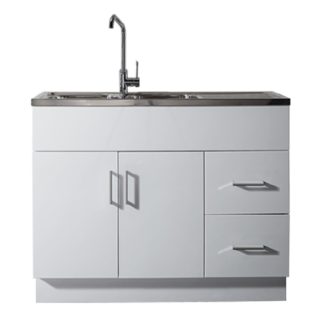 Laundry Double Sink with Cabinet 1200mm