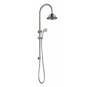 Bordeaux Shower Column Set Brushed Nickel
