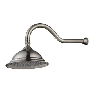 Bordeaux Shower Arm & Shower Head Brushed Nickel