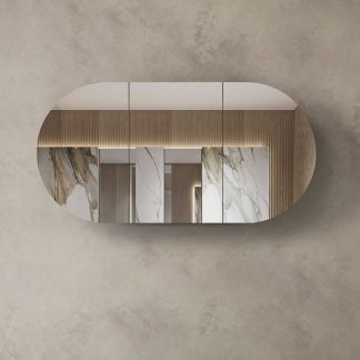 Bondi 1800 Shaving Cabinet Natural Oak