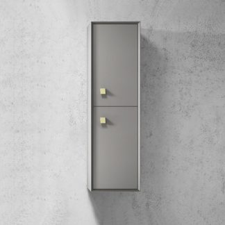 Boston Tall Boy Matte Grey Wall Hung