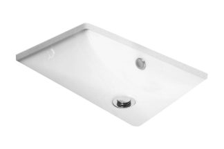 Scoop Ceramic Under Counter Basin Gloss White