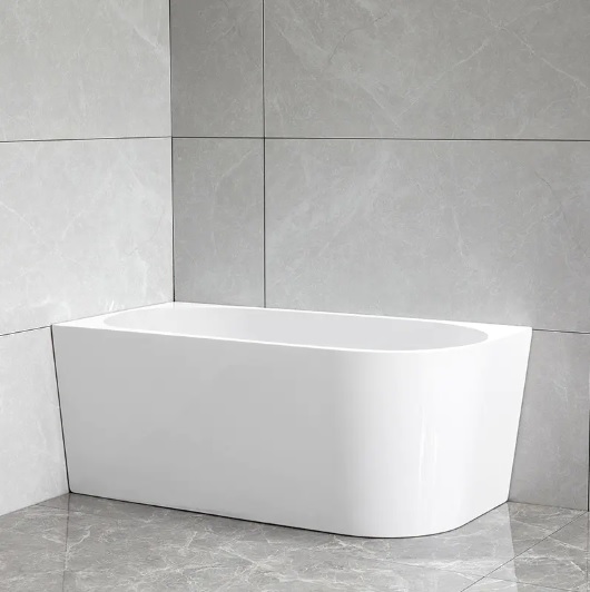Inspire 1500mm Corner Back To Wall Bath Left - Image 2