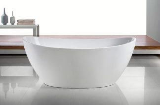 Gubbio 1700mm Double High Back Freestanding Bath