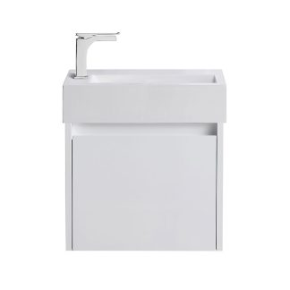 Wall Hung 450 White Ensuite Vanity