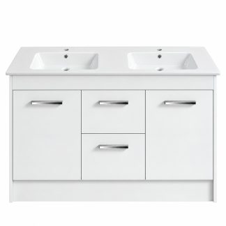1200mm PVC Vanity Handle Pull Double Bowl
