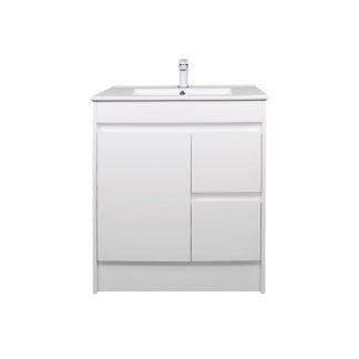 Slimline Ensuite 750mm Vanity PVC Right Drawers