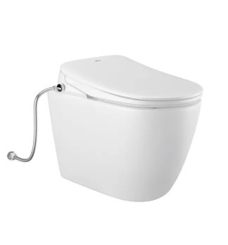 Voghera Hurricane Rimless Bidet Spa Inwall Toilet Set Gloss White