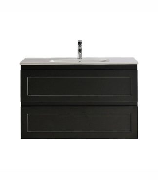 Fremantle 900 Wall Hung Vanity Matte Black