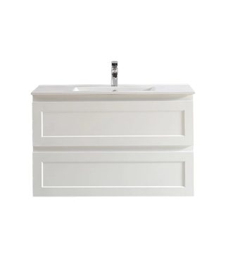 Fremantle 900 Wall Hung Vanity Matte White