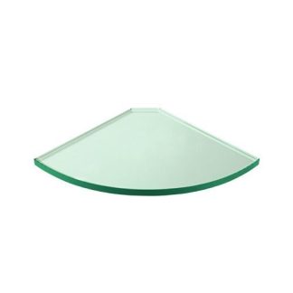 Quad Glass Corner Shelf 200mm