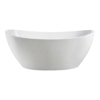 Gubbio 1700mm Double High Back Freestanding Bath