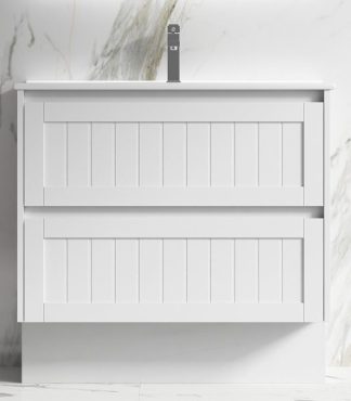 Heritage PVC 600 Vanity Finger Pull White