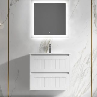 Heritage PVC 750 Vanity Finger Pull Wall Hung
