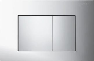 Dual Flush Plate Large Square Buttons