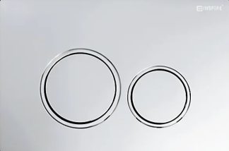 Dual Flush Plate Round Buttons