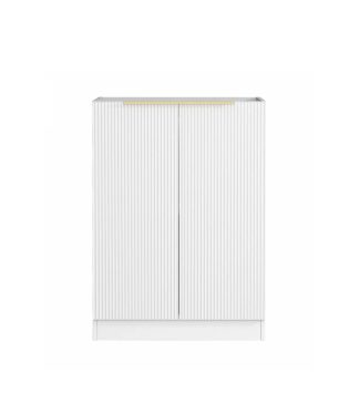 Bondi Fluted White 630mm Base Laundry Cabinet
