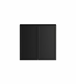 Hampshire Matte Black 630mm Wall Laundry Cabinet