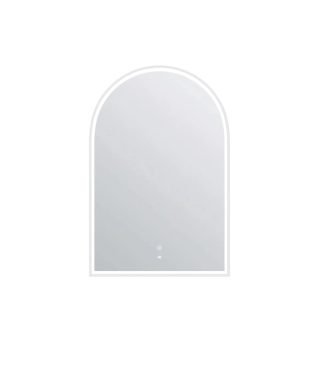Archie Matte White Frame LED Mirror 900 x 600