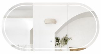 Bondi Led Shaving Cabinet 1800 x 900 Woodland Oak Premium Edition