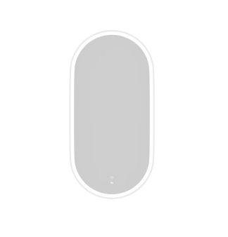 Noosa White Metal Frame Led Mirror 900 x 450