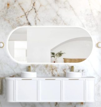 Noosa Frameless Tuffi Led Mirror 1800 x 750