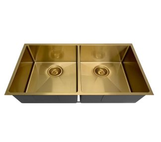 Arte Sink Stainless Steel Agent Gold 2 x 36L