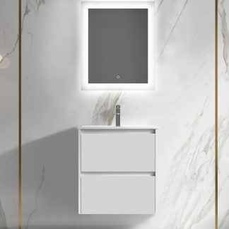 Malibu PVC 600 Vanity Finger Pull Wall Hung