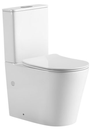 Zero Rimless Tornado Back To Wall Toilet Suite