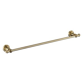 Medoc Single Towel Rail 750mm Brushed Bronze
