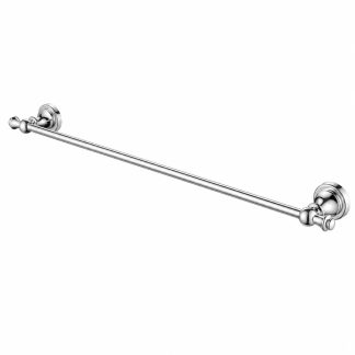 Medoc Single Towel Rail 750mm Chrome