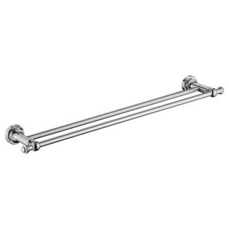 Medoc Double Towel Rail 600mm Chrome