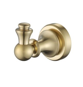 Medoc Single Robe Hook Brushed Bronze