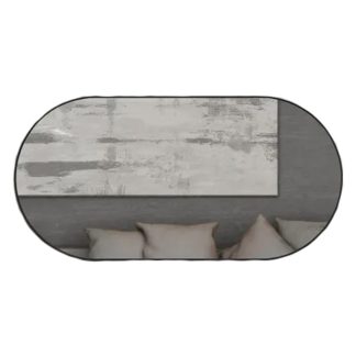 Noosa Matte Black Tuffi Framed Mirror