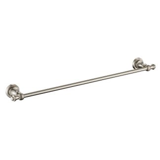 Medoc Single Towel Rail 750mm Brushed Nickel