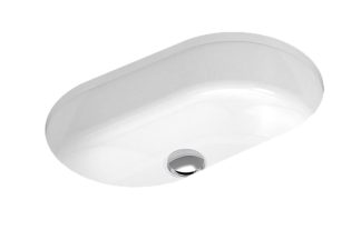 Mila Solid Surface Under Counter Basin Matte White