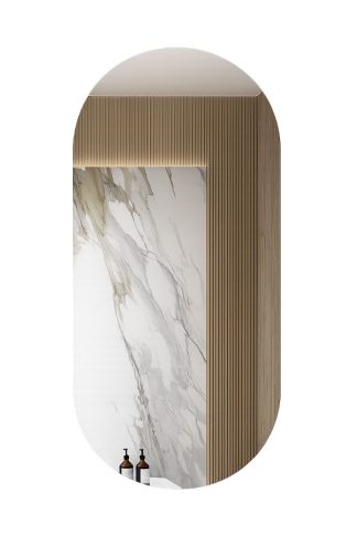 Noosa Matte White Shaving Cabinet