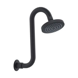 Streamjet Swan Neck Arm Shower 6.5 Matte Black