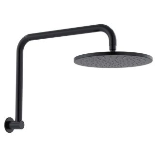 Cosmic Horizontal Swivel Arm Shower Matte Black