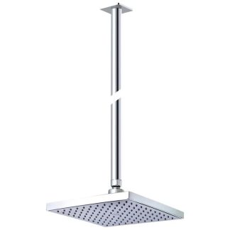 Quewb 600mm Ceiling Shower Chrome