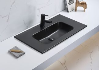 Olivia 900mm Ceramic Top Matte Black