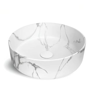 Radius Round Basin Marble 360mm