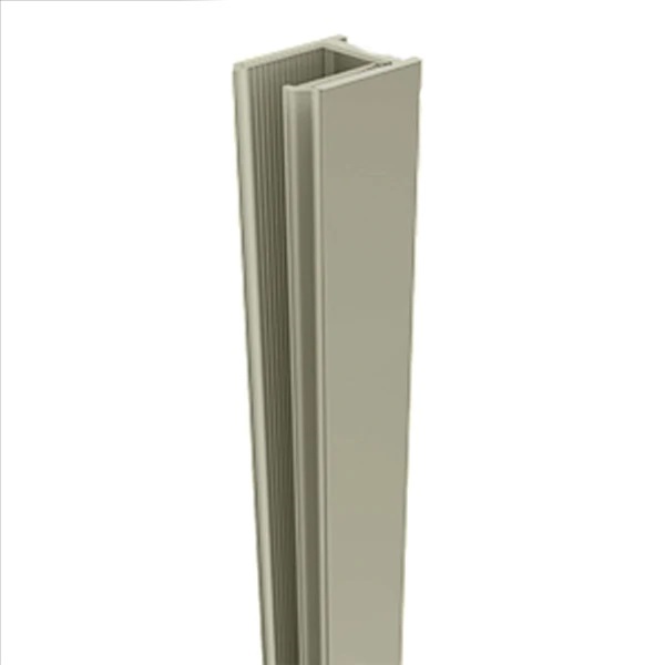 Purity Shower Screen Aluminium U Channel Brushed Nickel