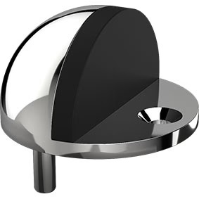 Purity Shower Screen Door Stop Polished