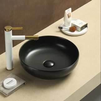 Ronda Above Counter Basin Matte Black