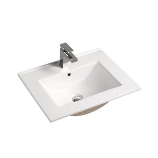 Ceramic Vanity Top White 600mm (01)