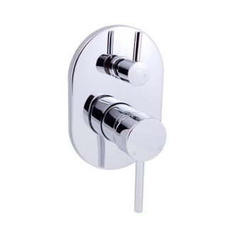 Otus Wall Diverter Mixer Chrome